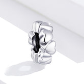 Silver Heart Spacer Charm